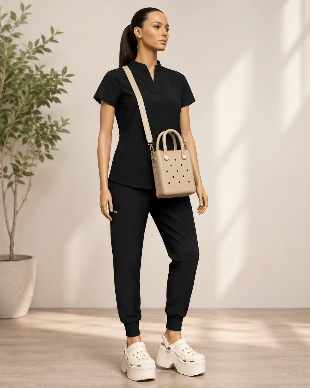 Black Jogger Set