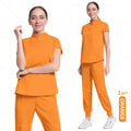 Orange Jogger Scrub Set