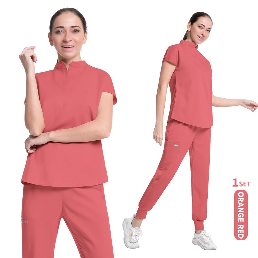 Orange-red Jogger Set