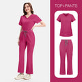 Hot Pink Slim Fit Scrub Set