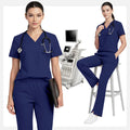Dark Blue Scrub Set