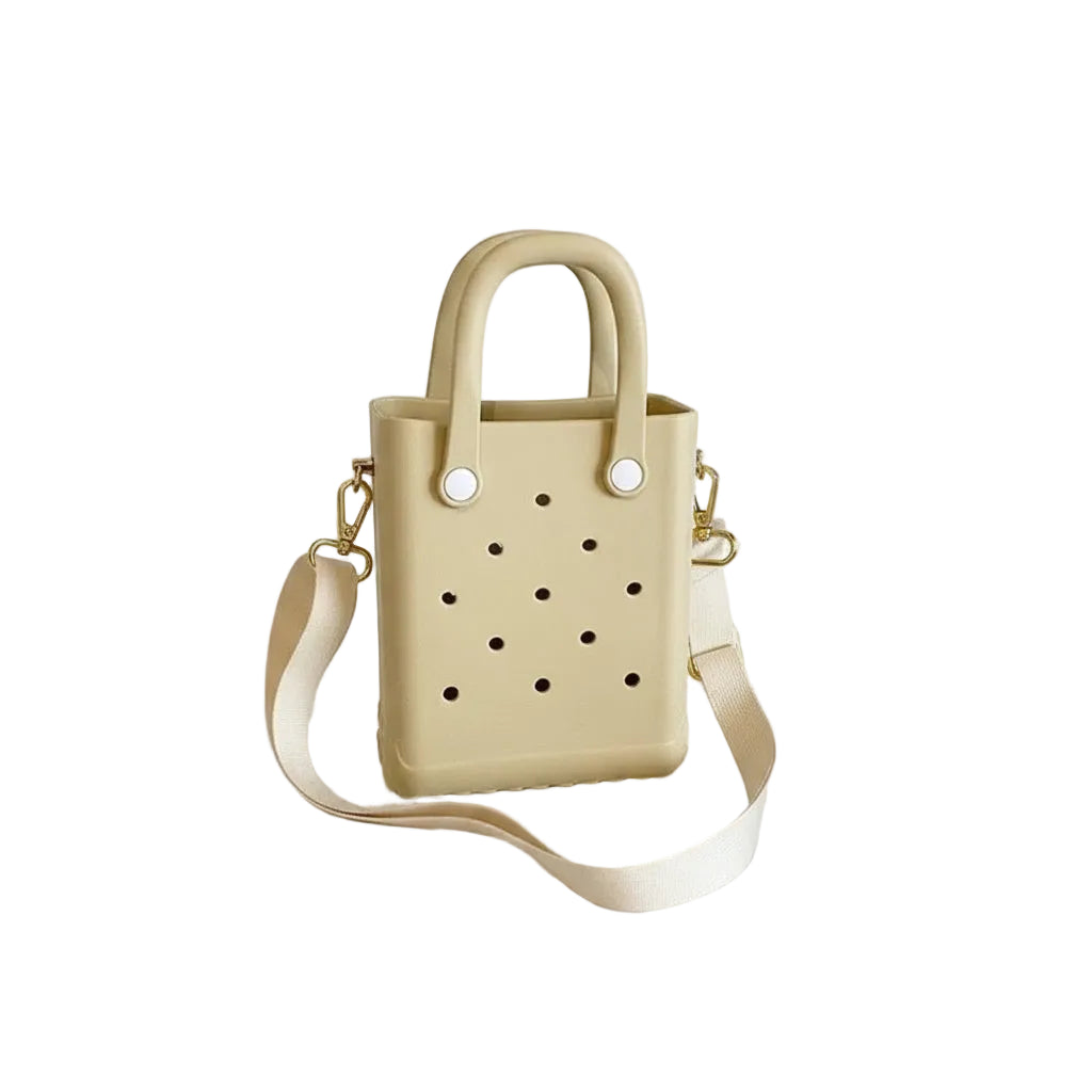 Khaki Waterproof Tote Bag