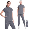 Grey Jogger Scrub Set