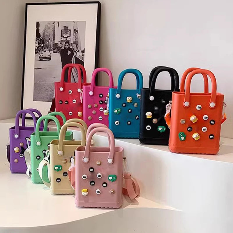 Khaki Waterproof Tote Bag