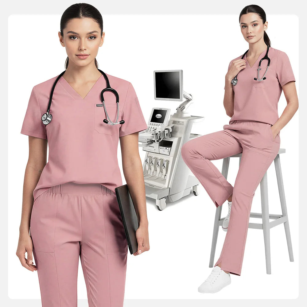 Pink Scrub Set