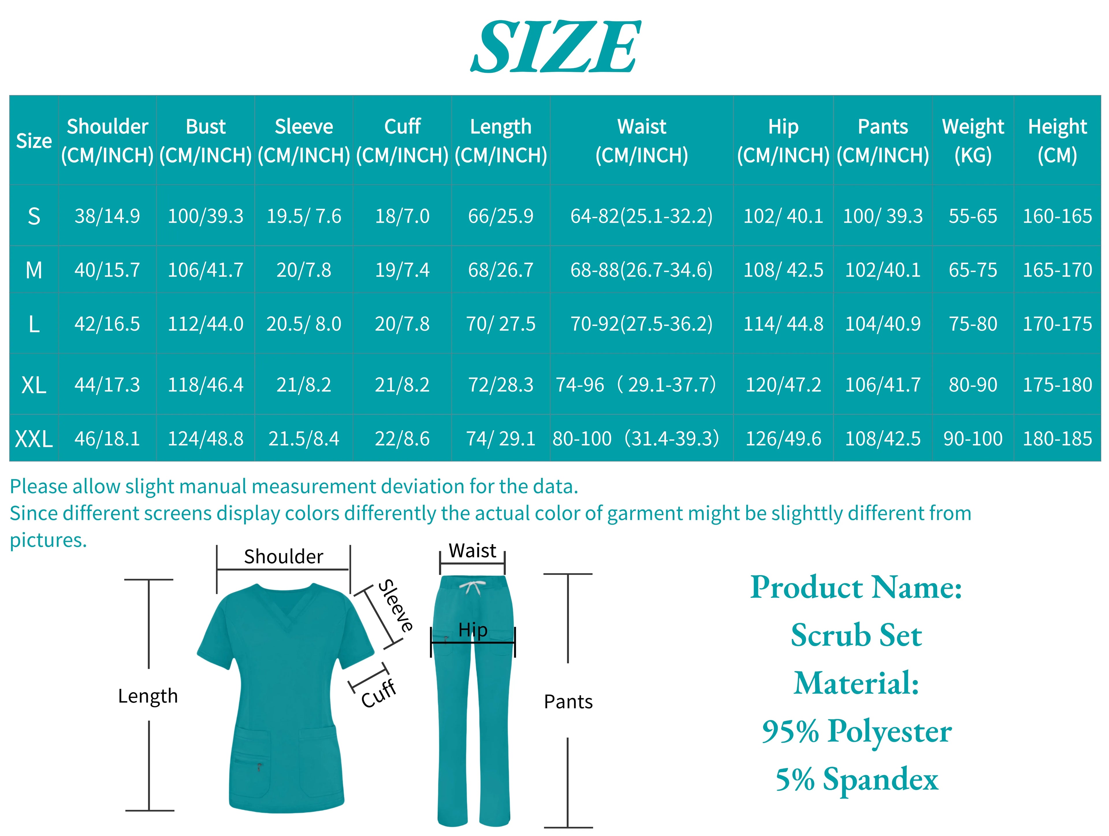 Lime Green Slim fit Women’s V-Neck Scrub Set